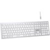A4tech FBX50C, bezdrátová kancelářská klávesnice,BT/USB 2,4Ghz, bílá A4tech FBX50C, bezdrátová kancelářská klávesnice,BT/USB 2,4Ghz, bílá
