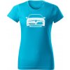 T-ričko Alfa Romeo 156 dámske tričko Farba trička: Tyrkysová, Farba potlače: Biela, Veľkosť: XS T-ričko Alfa Romeo 156 dámske tričko Farba trička: Tyrkysová, Farba potlače: Biela, Veľkosť: XS