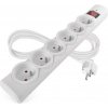P54015 Prepäťová ochrana - 6 zásuviek, 1,5 m, biela P54015 Prepäťová ochrana - 6 zásuviek, 1,5 m, biela