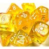 Kocka Set 8 Lab Dice Borealis Canary / White