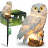 Solárna záhradná lampa LED zapichovacia stĺpik sova 3000K IP44 NOKA LUMILED Solárna záhradná lampa LED zapichovacia stĺpik sova 3000K IP44 NOKA LUMILED