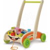 Drevené chodítko Activity Walker Eichhorn vozík s 35 maľovanými kockami od 12 mes Drevené chodítko Activity Walker Eichhorn vozík s 35 maľovanými kockami od 12 mes