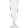 Party Plastové poháre na šampanské 150 ml – sada 8 ks, číre Party Plastové poháre na šampanské 150 ml – sada 8 ks, číre