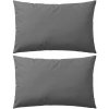 VONKAJŠIE VANKÚŠE 2 KUSY 60X40CM SIVÁ FARBA VONKAJŠIE VANKÚŠE 2 KUSY 60X40CM SIVÁ FARBA