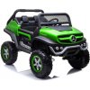Lean Toys Elektrické autíčko Mercedes Unimog 4x4 12V 24 GHz dialkové ovládanie otváravé dvere zelená Lean Toys Elektrické autíčko Mercedes Unimog 4x4 12V 24 GHz dialkové ovládanie otváravé dvere zelená