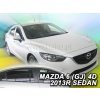 Deflektory na Mazda 6 GJ sedan, 4-dverová (+zadné), r.v.: 2013 - Deflektory na Mazda 6 GJ sedan, 4-dverová (+zadné), r.v.: 2013 -