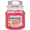 Yankee Candle Vonná sviečka Sugared Strawberries, jahody s cukrom, ľalia a ružové drevo, 104 g, 1729177E Yankee Candle Vonná sviečka Sugared Strawberries, jahody s cukrom, ľalia a ružové drevo, 104 g, 1729177E