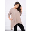 Predĺžená tunika MI8875 tmavobéžová Predĺžená tunika MI8875 tmavobéžová