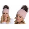 Fashionweek Dámska zimná čiapka s brmbolcom ZIZI-H1 Farba: Ružový, Veľkosť: Universal Fashionweek Dámska zimná čiapka s brmbolcom ZIZI-H1 Farba: Ružový, Veľkosť: Universal