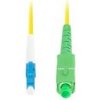 LANBERG optický patch cord SM LC/UPC-SC/APC simplex 5m LSZH G657A1 průměr 3mm, barva žlutá LANBERG optický patch cord SM LC/UPC-SC/APC simplex 5m LSZH G657A1 průměr 3mm, barva žlutá
