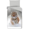 Good Morning Flanelová obliečka Good Morning 2424 Snow Tiger 140x200/70x90 cm Good Morning Flanelová obliečka Good Morning 2424 Snow Tiger 140x200/70x90 cm
