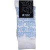 Ponožky Ruka Hore - Snowflake, Unisex,Biela,43-46 Ponožky Ruka Hore - Snowflake, Unisex,Biela,43-46