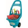 Ecoiffier Záhradný vozík s náradím, kvetináčmi a kanvičkou
