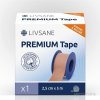 LIVSANE Fixačná páska PREMIUM 2,5 cm x 5m, béžová, cievka 1 ks