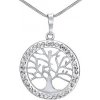 Silvego Strieborný prívesok strom života so Swarovski® Crystals SILVEGOB16088 Silvego Strieborný prívesok strom života so Swarovski® Crystals SILVEGOB16088