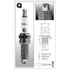 BRISK zapaľovacia sviečka QR15LC-1 (1709) Super BRISK QR15LC-1