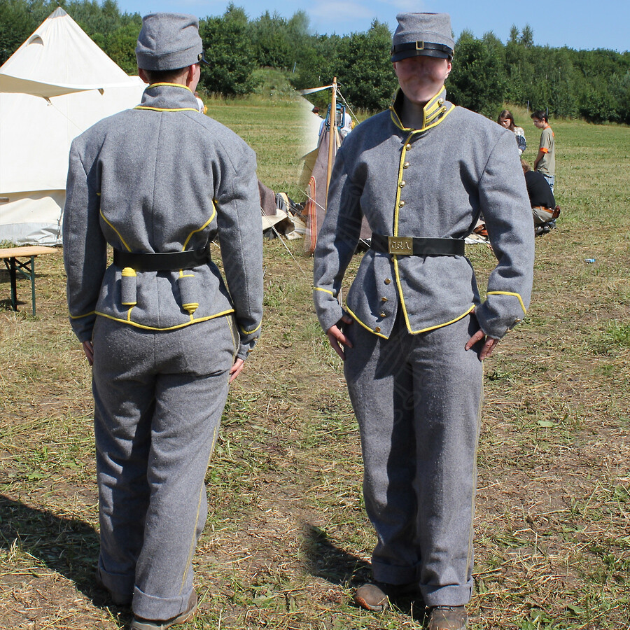 Huptychová Uniforma Infanterie Konfederácie, Americká občianska vojna