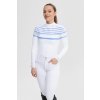 Tričko dámske pretekové Fleur de lys Hazel White-Blue s dlhým rukávom Veľkosť: M Tričko dámske pretekové Fleur de lys Hazel White-Blue s dlhým rukávom Veľkosť: M