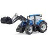 Bruder Traktor NEW HOLLAND T7 + čelný nakladač Bruder Traktor NEW HOLLAND T7 + čelný nakladač