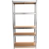 Kovový regál s 5 policami z MDF dosky 1800 x 900 x 400 mm, nosnosť police 175 kg, GEKO Kovový regál s 5 policami z MDF dosky 1800 x 900 x 400 mm, nosnosť police 175 kg, GEKO