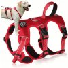 Silné protiúNIKové postroje pre psa ELBA červené veľ M Silné protiúNIKové postroje pre psa ELBA červené veľ M