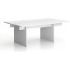 Rokovací kancelársky stôl SOLID + 1x prísed, 200x125 cm, biela Rokovací kancelársky stôl SOLID + 1x prísed, 200x125 cm, biela