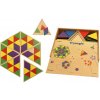Školská drevená mozaika Trojuholníky, pre 6 hráčov Školská drevená mozaika Trojuholníky, pre 6 hráčov
