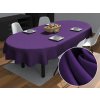 Biante Dekoračný oválny obrus Rongo RG-082 Tmavo fialový 50x100 cm Biante Dekoračný oválny obrus Rongo RG-082 Tmavo fialový 50x100 cm