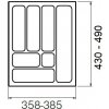Príborník STANDARD, pre šírku skrinky 450 mm (385x490mm (min.358x430mm) - biely lesklý) Príborník STANDARD, pre šírku skrinky 450 mm (385x490mm (min.358x430mm) - biely lesklý)