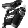 Rockbros C32BK, taška na bicykel pod sedadlo s držiakom na fľašu, 1.5L, čierna Rockbros C32BK, taška na bicykel pod sedadlo s držiakom na fľašu, 1.5L, čierna