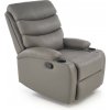Nábytek PEGAS s.r.o. Polohovatelné křeslo PERUS, Šedá ekokůže Nábytek PEGAS s.r.o. Polohovatelné křeslo PERUS, Šedá ekokůže