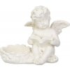 Dekorácia MagicHome, Anjelik s knihou, polyresin, na hrob, 11,5x7,5x9,5 cm Dekorácia MagicHome, Anjelik s knihou, polyresin, na hrob, 11,5x7,5x9,5 cm