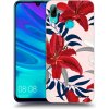 Picasee silikónový prehľadný obal pre Huawei P Smart 2019 - Red Lily Picasee silikónový prehľadný obal pre Huawei P Smart 2019 - Red Lily
