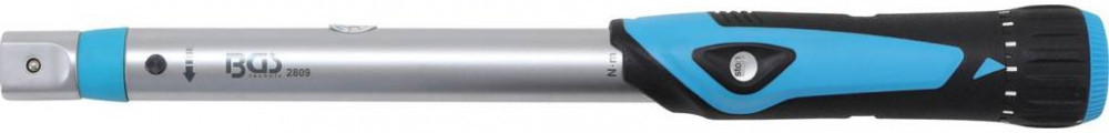 BGS technic Momentový kľúč | 10 - 50 Nm | pre nástroje 9 x 12 mm (BGS 2809)