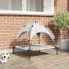 VidaXL pelech pre psa strieborné 71 cm x 64 cm VidaXL pelech pre psa strieborné 71 cm x 64 cm