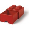 LEGO® úložný box s šuplíkem 25 x 25 x 18 cm červená LEGO® úložný box s šuplíkem 25 x 25 x 18 cm červená
