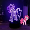 Beling 3D lampa My little pony, 7 Farebná QSX8F Beling 3D lampa My little pony, 7 Farebná QSX8F