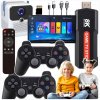 4K LED Projektor + Herná Konzola Game Stick Pro Android + 2 Gamepady + Diaľkové Ovládanie + WiFi + USB 4K LED Projektor + Herná Konzola Game Stick Pro Android + 2 Gamepady + Diaľkové Ovládanie + WiFi + USB