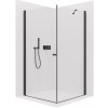 CERANO - Sprchovací kút Antelo L/P - 6 mm - čierna matná, transparentné sklo - 110x50x190 cm - otočný CERANO - Sprchovací kút Antelo L/P - 6 mm - čierna matná, transparentné sklo - 110x50x190 cm - otočný