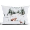 MKLozkoviny.sk Vianočná bavlnená obliečka na vankúš Renforcé 40 × 60 cm – Medvede v zime- - MKLozkoviny.sk Vianočná bavlnená obliečka na vankúš Renforcé 40 × 60 cm – Medvede v zime- -