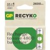 GP ReCyko AA 2600mAh 4ks 1032224260 GP ReCyko AA 2600mAh 4ks 1032224260