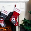 Haushalt international Haushalt international Vianočná pančucha Veselý vianočný sob, 45 cm Haushalt international Haushalt international Vianočná pančucha Veselý vianočný sob, 45 cm