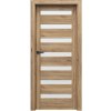 PORTA Doors SET Rámové dvere VERTE HOME D.7 so sklom, fólia Dub Mauvella + zárubeň PD-VER-D7_DUBMAUV PORTA Doors SET Rámové dvere VERTE HOME D.7 so sklom, fólia Dub Mauvella + zárubeň PD-VER-D7_DUBMAUV