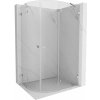 Mexen Lunar polkruhová sprchová kabína pravá 100 x 80 cm, transparentná, chróm - 833-100P-080L-01-00 Mexen Lunar polkruhová sprchová kabína pravá 100 x 80 cm, transparentná, chróm - 833-100P-080L-01-00