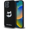 Karl Lagerfeld Liquid Silicone Choupette Head MagSafe Zadní Kryt pre iPhone 16 Pro Max Black