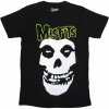 Misfits Tričko Skull & Logo Unisex Black 2XL Misfits Tričko Skull & Logo Unisex Black 2XL