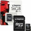 Kingston micro SDHC 16Gb Class 4 80 MB/s + adaptér Kingston micro SDHC 16Gb Class 4 80 MB/s + adaptér
