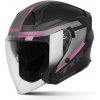 Otvorená helma na motorku TXR City čierno-šedo-ružová Veľkosť: XL Otvorená helma na motorku TXR City čierno-šedo-ružová Veľkosť: XL