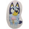 Halantex Tvarovaný 3D vankúš Bluey so zmrzlinou 42x25