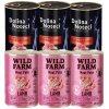 Dolina Noteci Premium cat s vysokým obsahom kačacieho mäsa 3 x 400 g a Wild Farm Pate Lamb 3 x 400 g
